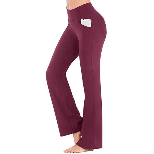 Damen-Yogahose mit hoher Taille – Selina