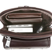 Herren PU Leder Schultertasche