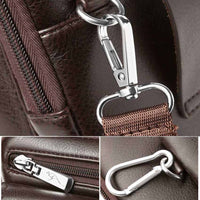 Herren PU Leder Schultertasche