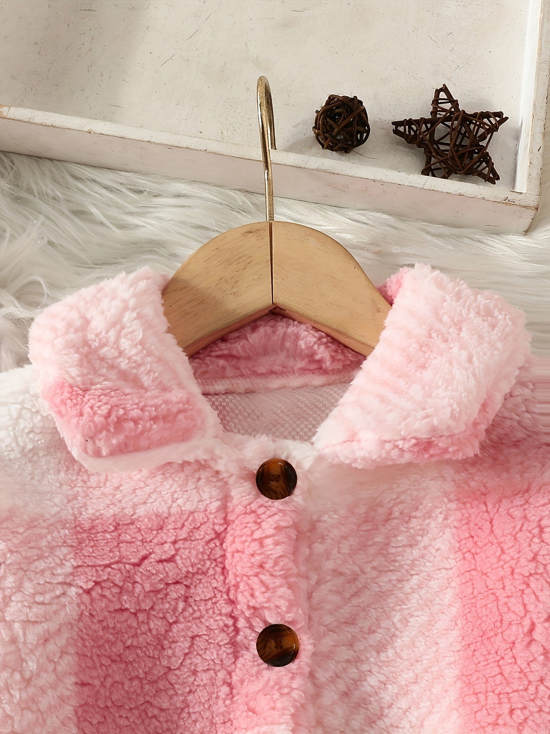 Weiche, karierte Fleecejacke Rowie für Kinder – perfekt für winterliche Tage