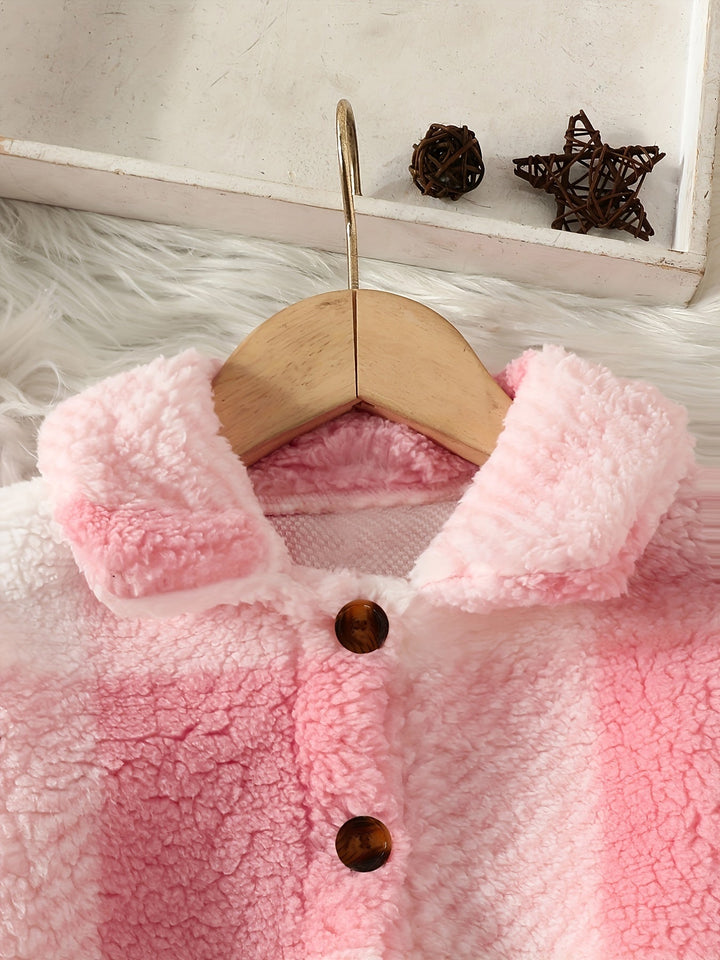 Weiche, karierte Fleecejacke Rowie für Kinder – perfekt für winterliche Tage