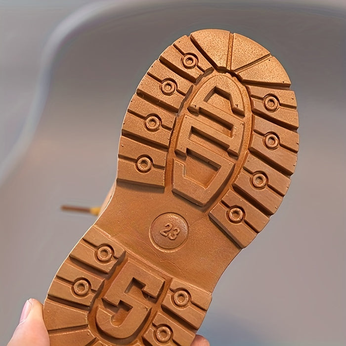 Wasserfeste Fleece-Herbststiefel für Jungen – Mit Warmfutter & Profilsohle