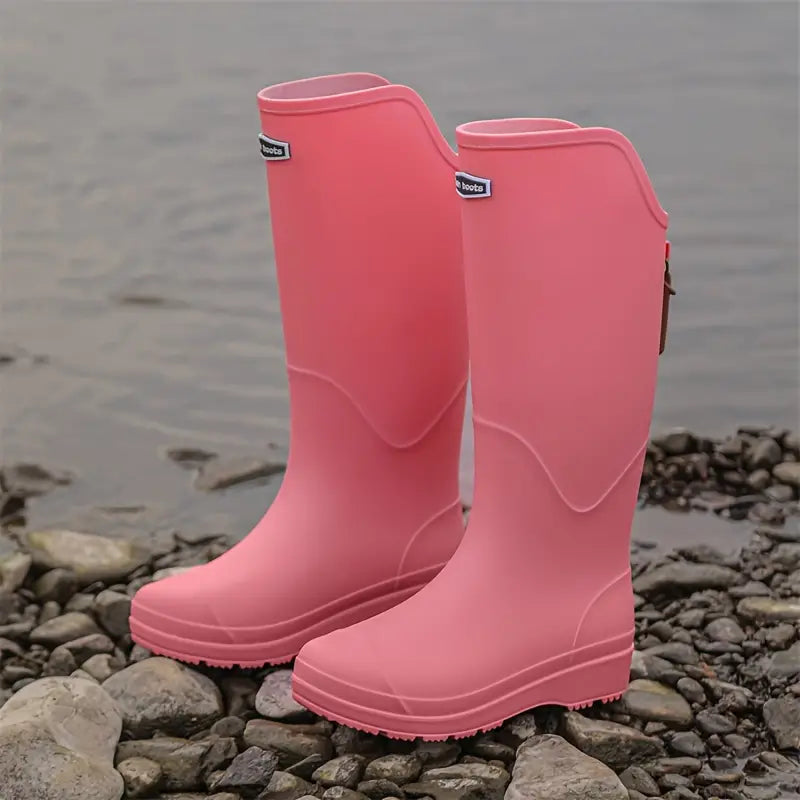 Damen Regenstiefel wasserdicht aus PVC mit Antirutschsohle – Corina