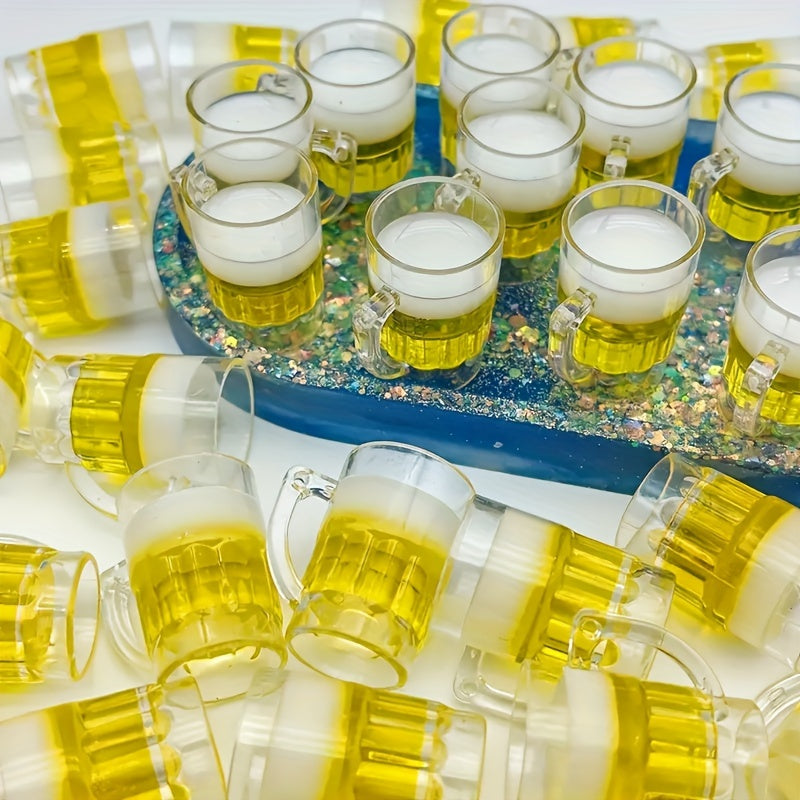 30 Stück Mini-Biergläser aus Harz – MiniBierSet Oktoberfest 2025