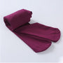 Bordeauxfarbene Strumpfhose, blickdicht, aus Baumwolle, modisch, bequem, Damenbekleidung.