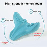 Ergonomisches Nackenmassagekissen ohne Strom – NeckEase Stretch