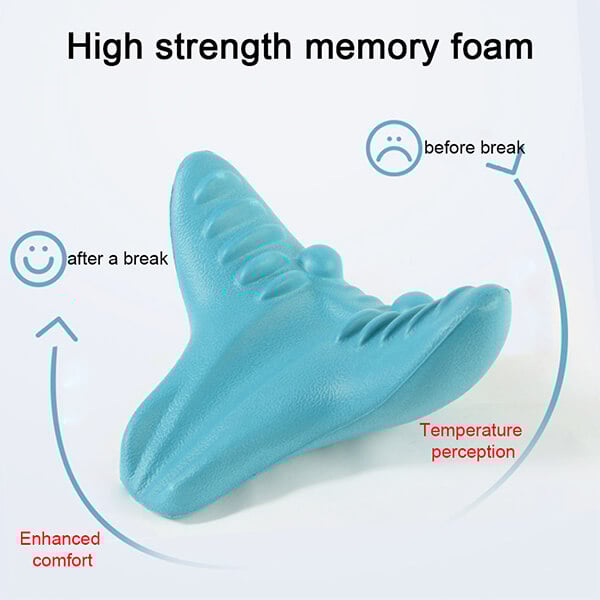 Ergonomisches Nackenmassagekissen ohne Strom – NeckEase Stretch
