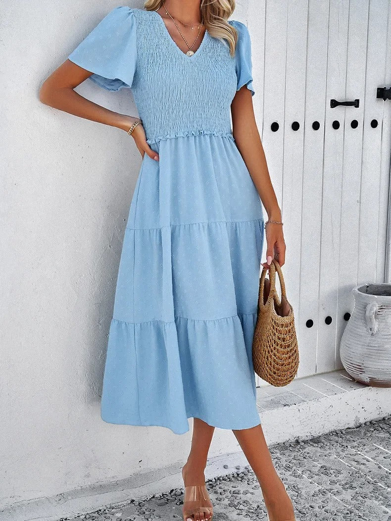 Herbstkleid mit lockerer Passform – Nadezhda