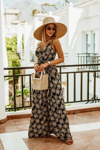 Boho Maxikleid mit Blumenmuster für den Sommer – Yara
