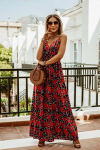 Boho Maxikleid mit Blumenmuster für den Sommer – Yara
