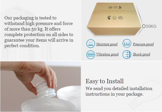 Brauner Karton, druckfest, feuchtigkeits- und stoßsicher, einfach zu installieren.