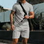 Herren Zomerset mit Knopfhemd und kurzer Hose – Ruben
