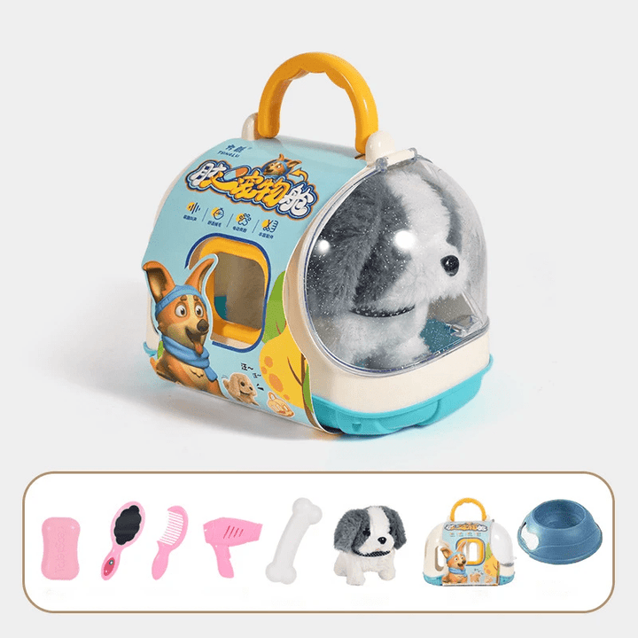 Laufender Plüschhund mit Bewegung – Interaktives Kuscheltier für Kinder