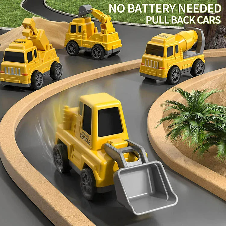 Spielzeug-Stadttransporter mit Licht- & Soundeffekten – inklusive Fahrzeuge