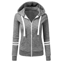 Damen Kapuzen Hoodie mit Reißverschluss aus Wolle – Beatrice