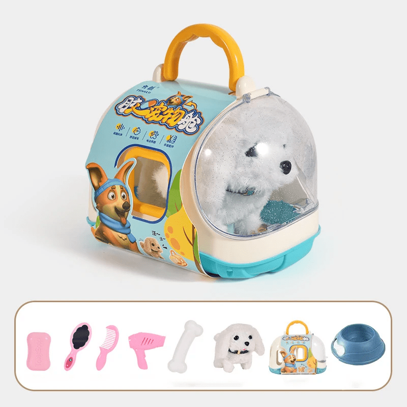 Laufender Plüschhund mit Bewegung – Interaktives Kuscheltier für Kinder