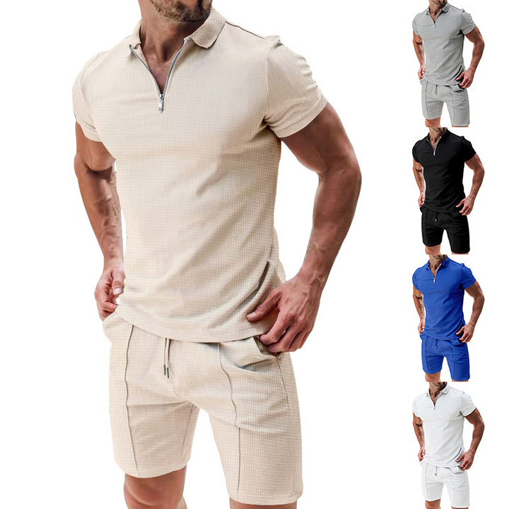 Herren Zomerset mit Knopfhemd und kurzer Hose – Ruben