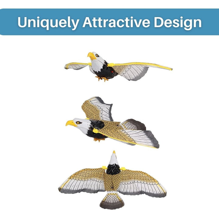 Drachenadler aus Kunststoff, realistisch, gelb-weiß, für Kinder, Outdoor-Spielzeug.