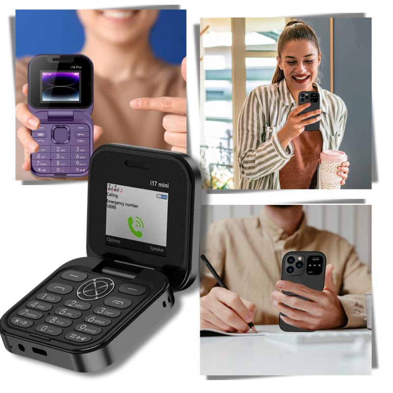 Kompaktes Klapphandy Dual SIM – FlexFold