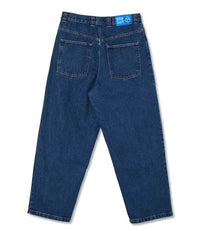 Dunkelblaue Herren-Jeans, Big Boy, aus Denim, gerade Passform, Polar Skate Co.