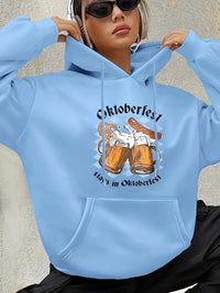 Stylischer Damen Hoodie – Clara Oktoberfest 2025