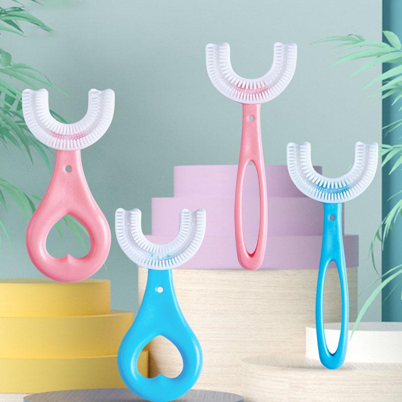 Kinderzahnbürste mit U-Form – Sanfte 360°-Reinigung für jedes Alter