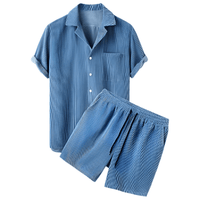 Zweiteiliges Herren Velours Sommer Set – Fabio