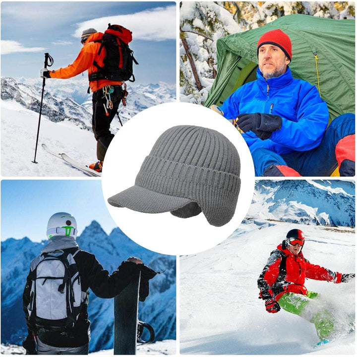 Herren Strickmütze mit Ohrenklappen – Kian