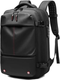 Ausziehbarer Kompressions-Reiserucksack mit Diebstahlschutzschloss und Nassfach