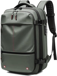 Ausziehbarer Kompressions-Reiserucksack mit Diebstahlschutzschloss und Nassfach