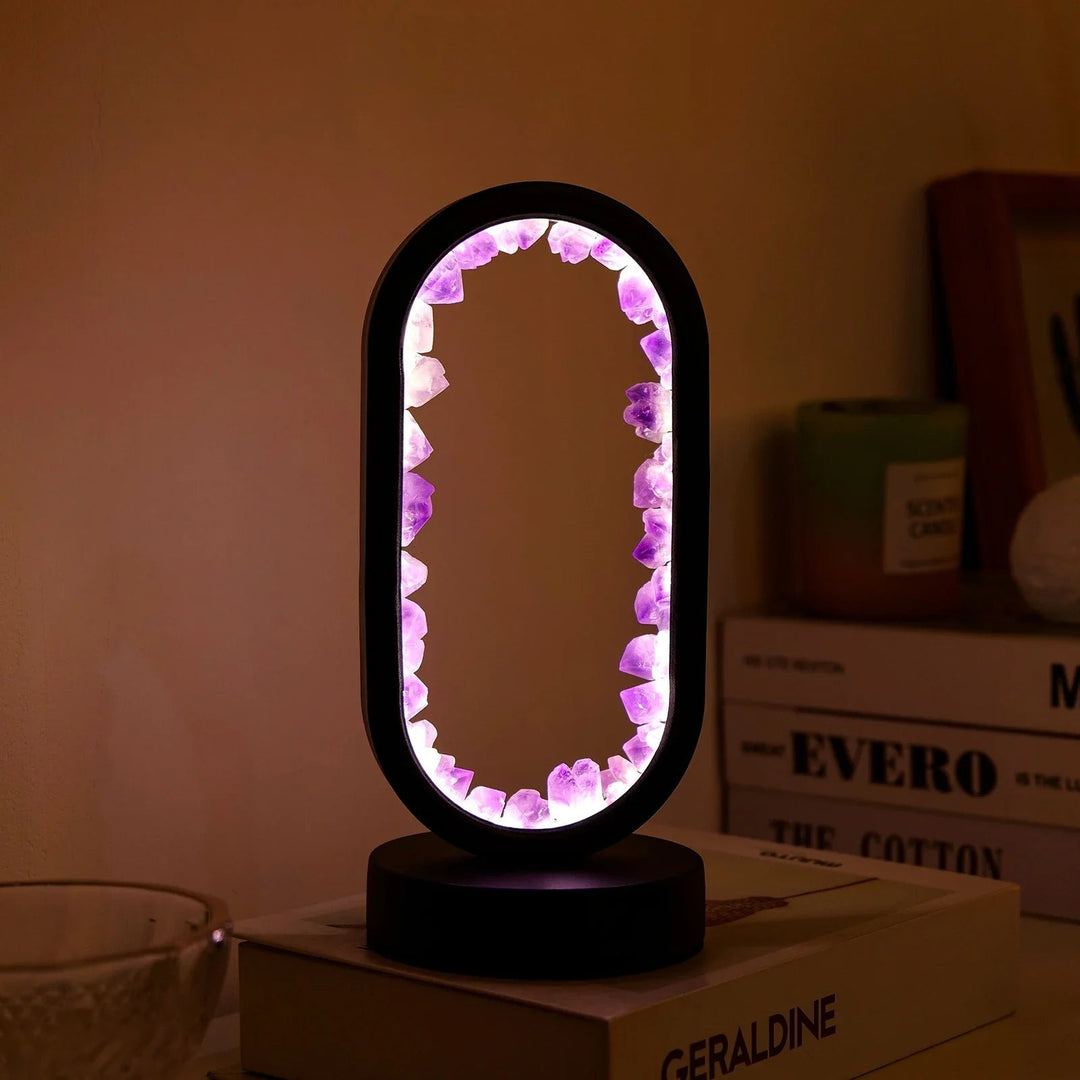 Handgemachte Amethystlampe - Serenith