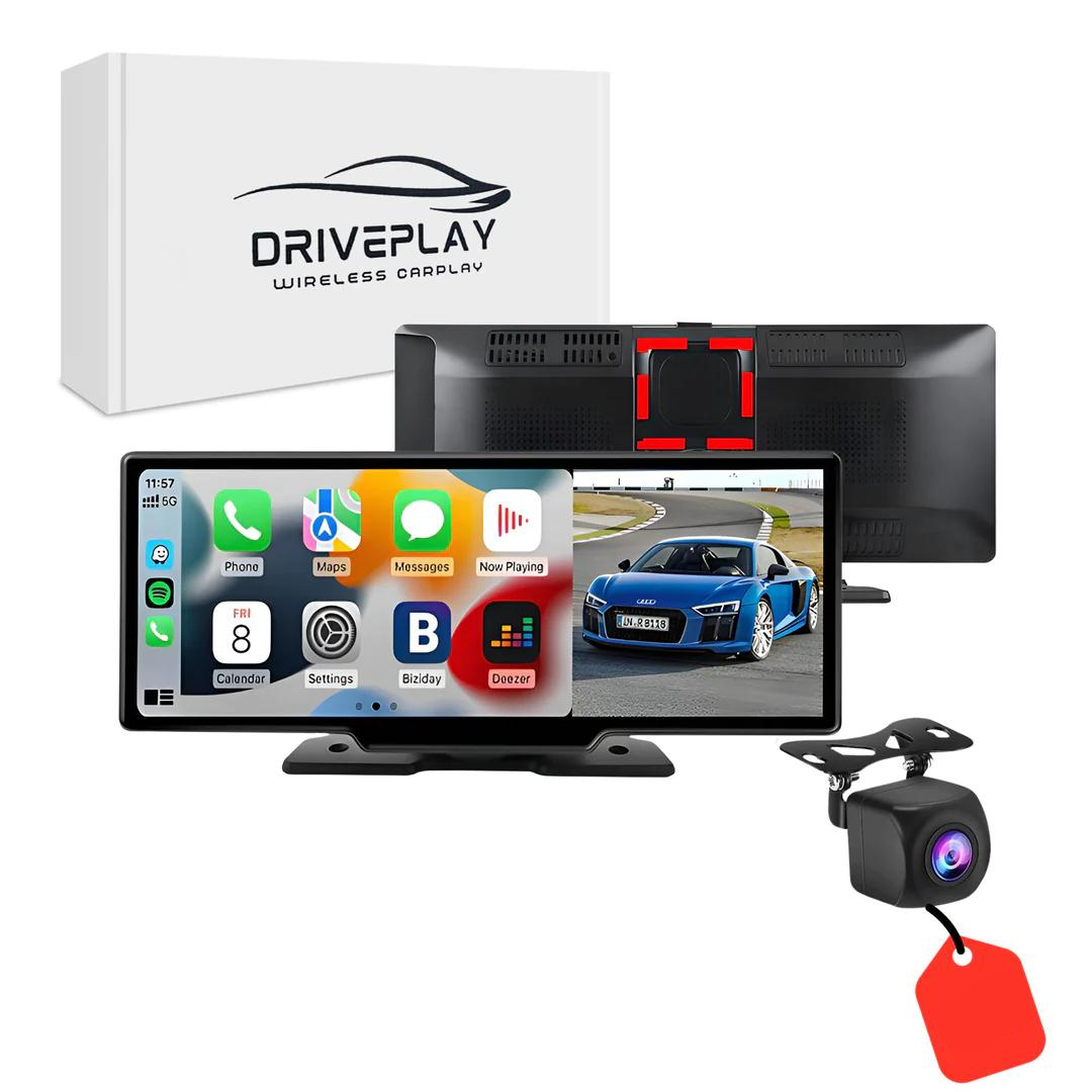 DrivePlay Pro 2+ – CarPlay & Android Auto Bildschirm – VisionX