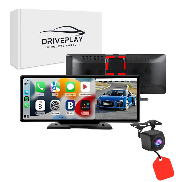 DrivePlay Pro 2+ – CarPlay & Android Auto Bildschirm – VisionX
