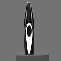 Schwarzer elektrischer Barttrimmer, kabellos, ergonomisches Design, für präzises Styling.