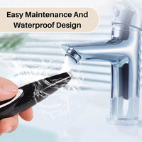 Elektrischer Rasierer, wasserdicht, schwarz, spritzwassergeschützt, einfache Reinigung, Badezimmer.