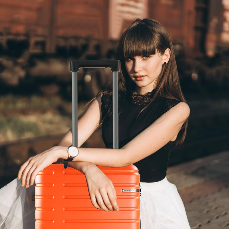 Erweiterbarer Hartschalenkoffer mit Spinnerrädern und TSA-Schloss