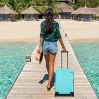 Erweiterbarer Hartschalenkoffer mit Spinnerrädern und TSA-Schloss