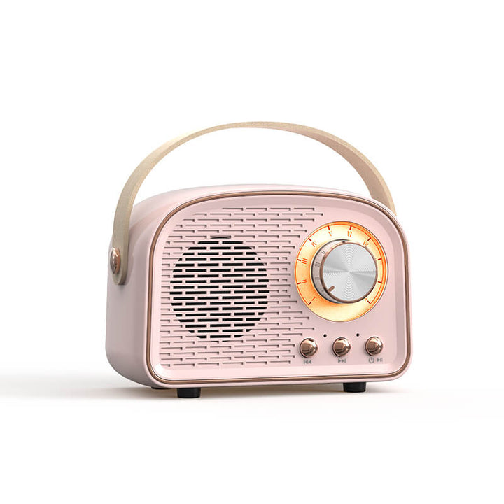Vintage Bluetooth Lautsprecher mit FM-Radio – RetroVibe