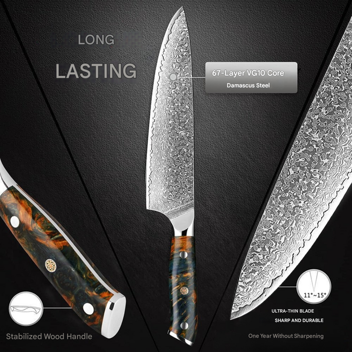 Japanisches Damastmesser Set – KairoBlade