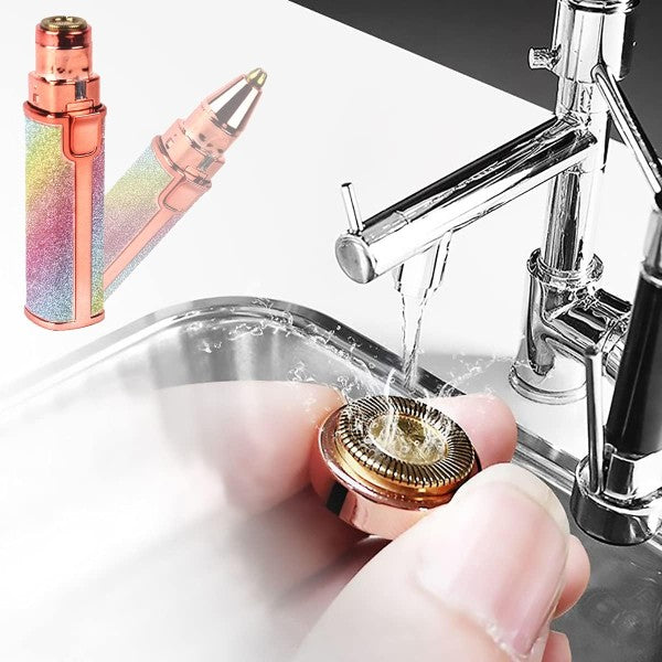 2-in-1 Wiederverwendbarer Gesichts- & Augenbrauen-Epilator – Silvara