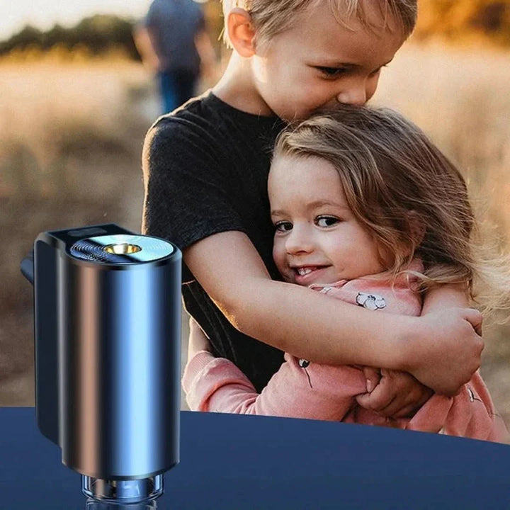 Aromatherapie-Maschine, schwarz, tragbar, für Raumduft, modernes Design, Luftreiniger.