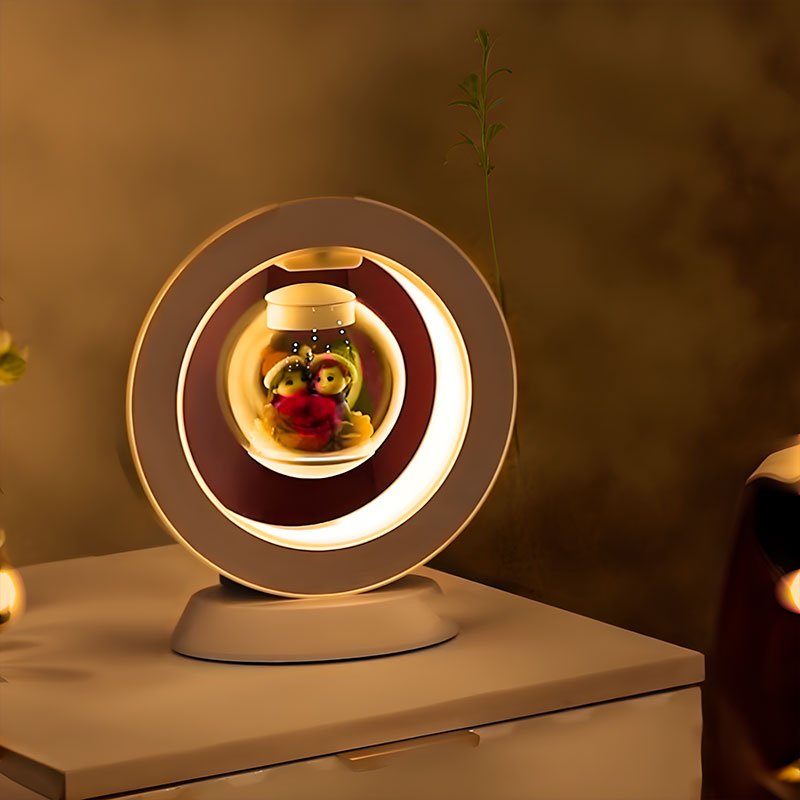 Schwebende Blume mit Magnetischer Rotation – Floravia