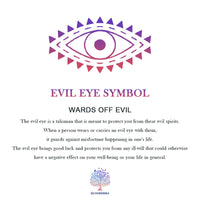 Böser Blick Symbol, Schutzamulett, violett, spirituell, Glücksbringer, Olivenorma.