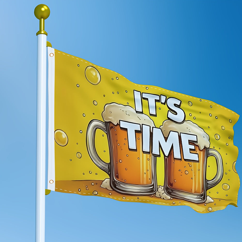 1 Stück große Oktoberfest Deko-Flagge – ProstFlagge Oktoberfest 2025