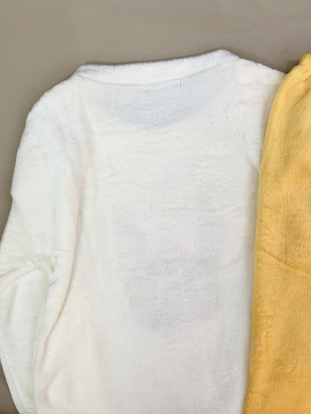 Damen Pyjama Set aus Fleece mit Stickerei & Rundhals für Herbst/Winter – Alissa