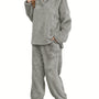 Warme Coral Fleece Damen Loungewear Set – Fenna