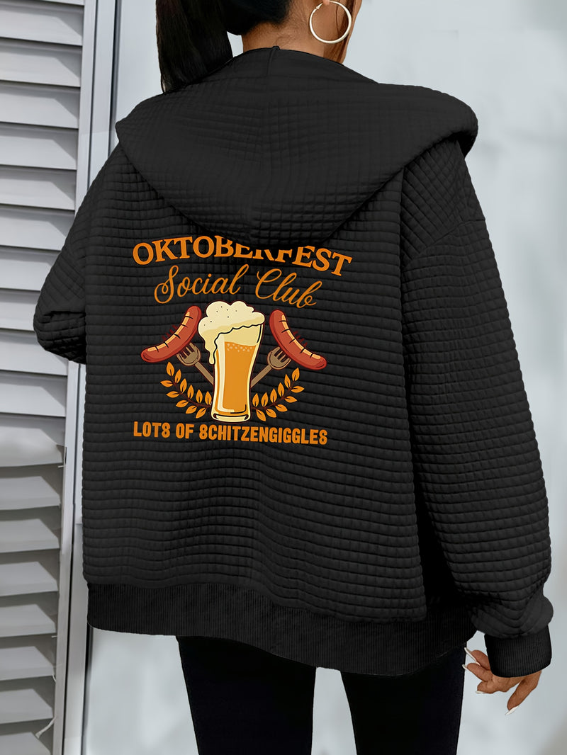 Gemütlicher Damen Hoodie – Amalia Oktoberfest 2025