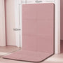 Faltbare Yogamatte rosa, dick, 183x61cm, ideal für Yoga, Pilates, Meditation, Reisen.