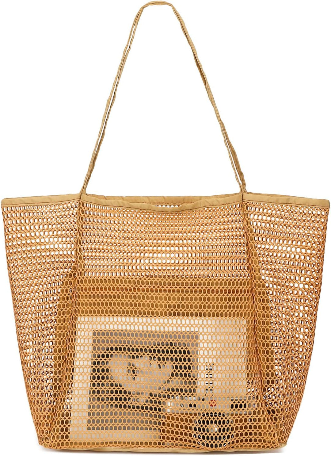 Kaufe 1, Erhalte 1 GRATIS – Extra Große Durchsichtige Mesh-Strandtasche mit 8 Taschen – ClearWave