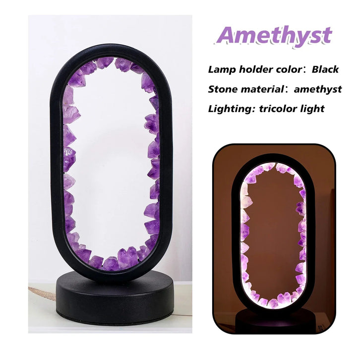Handgemachte Amethystlampe - Serenith